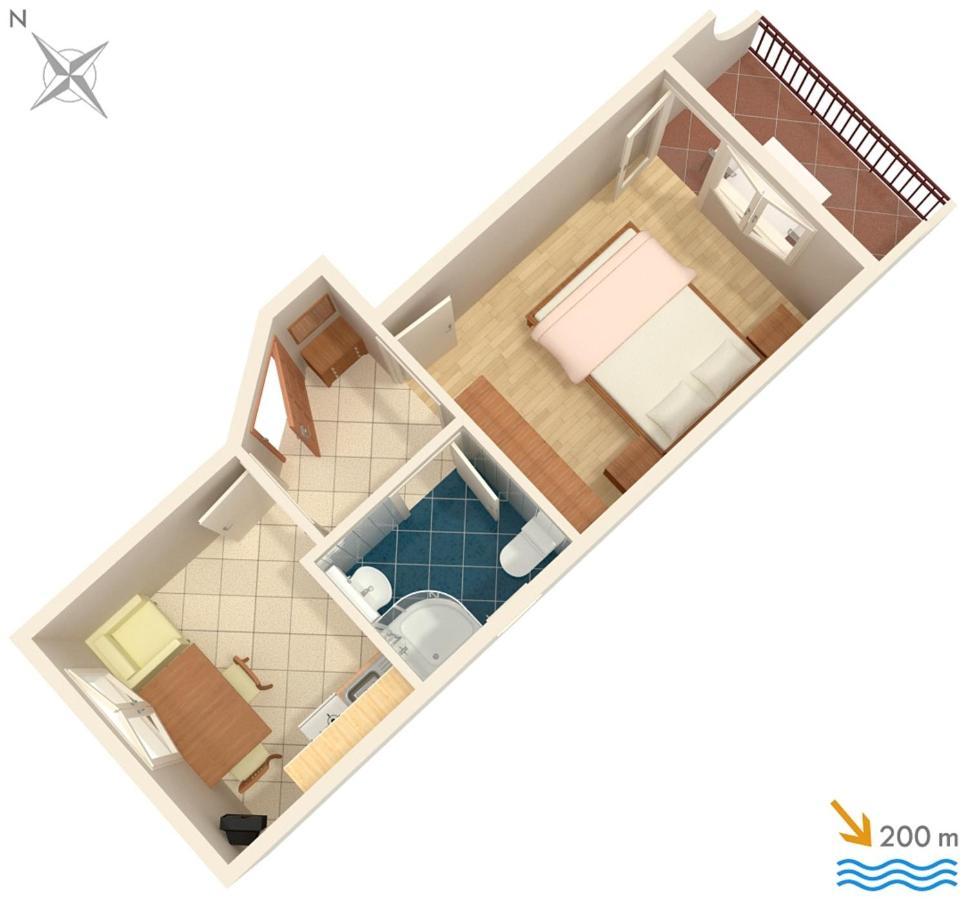 Apartments With A Parking Space Baska Voda, Makarska - 2709 Exterior foto